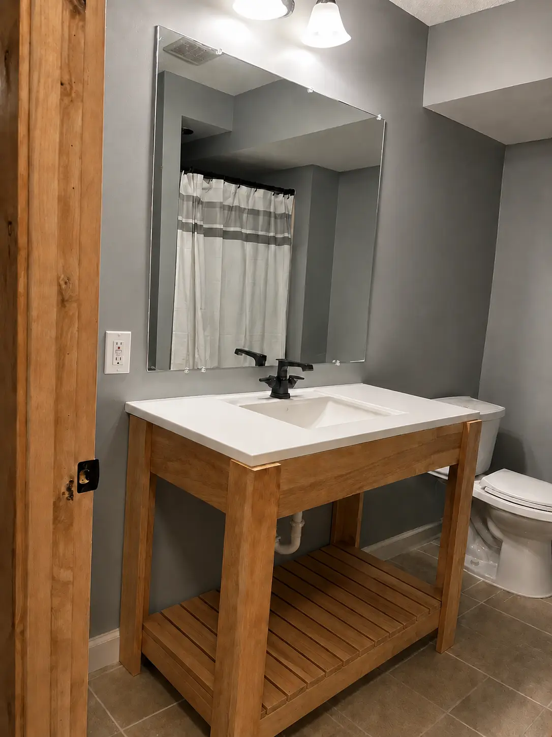Custom bathroom vanity cabinetry